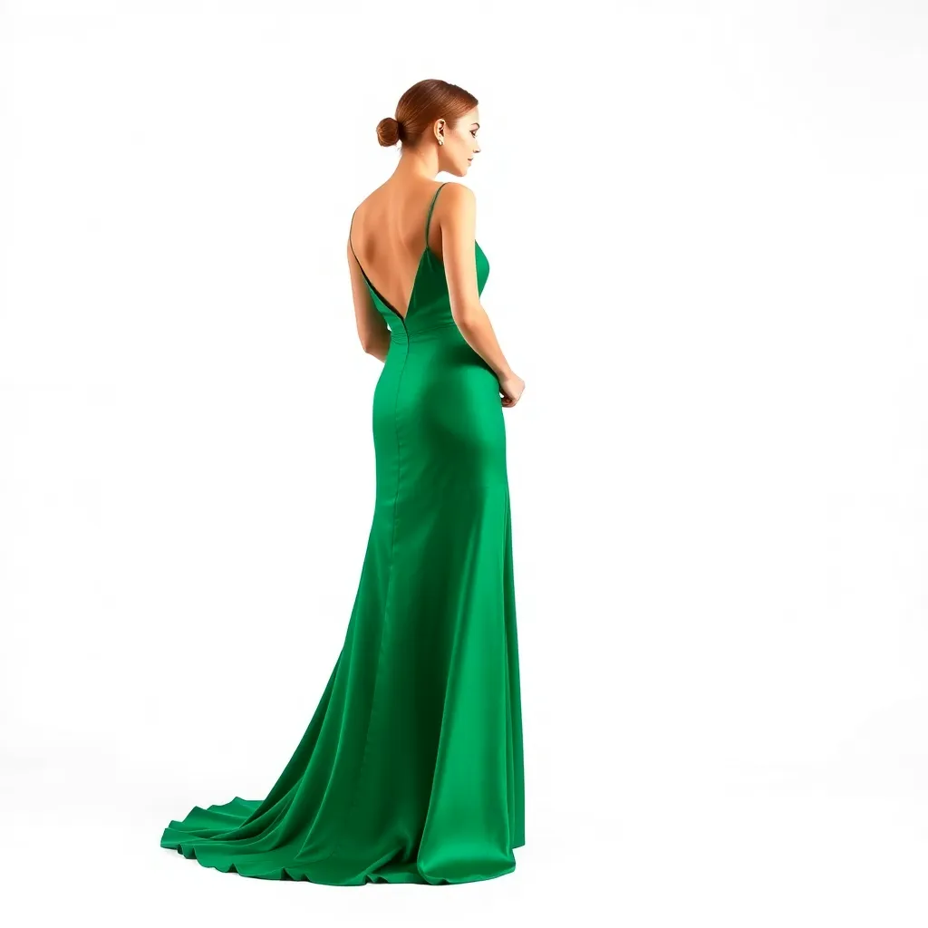Vestido Longo Festa Verde